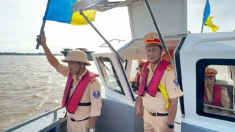 Ra quân tuần tra, kiểm tra bảo đảm trật tự, an toàn giao thông tuyến đường thủy