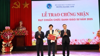 Một trường đại học ở miền Trung có thêm 9 giáo sư, phó giáo sư