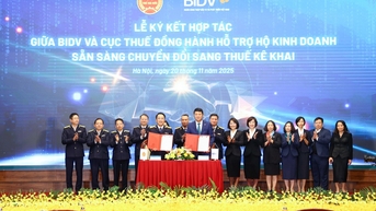 BIDV cùng ngành Thuế đồng hành hỗ trợ hộ kinh doanh