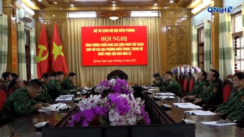 Bộ đội biên phòng sẵn sàng lực lượng giúp dân ứng phó thiên tai