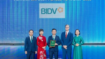 BIDV được vinh danh ‘Nơi làm việc tốt nhất Việt Nam’ năm thứ ba liên tiếp