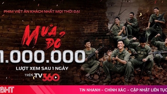 "Red Rain" ឈានដល់ 1 លានដងបន្ទាប់ពីចាក់ផ្សាយ 24 ម៉ោងនៅលើទូរទស្សន៍ TV360