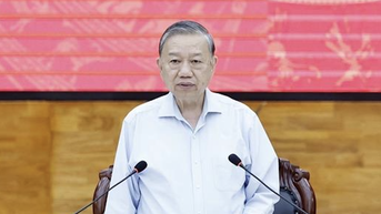 Tổng Bí thư Tô Lâm làm việc với Ban Thường vụ tỉnh uỷ An Giang