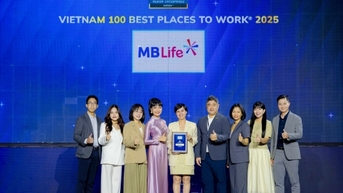 MB Life ជាប់ៗគ្នាបានចូលក្នុង Top 100 'កន្លែងធ្វើការល្អបំផុតនៅវៀតណាម 2025'