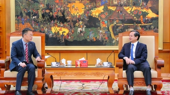 Chủ tịch UBND tỉnh Bắc Ninh Phạm Hoàng Sơn tiếp và làm việc với lãnh đạo Tập đoàn Goertek