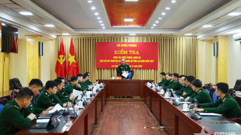 Bộ Quốc phòng kiểm tra Ban chỉ huy Bộ đội Biên phòng tỉnh Lai Châu