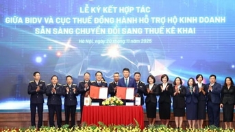 BIDV cùng ngành Thuế đồng hành hộ kinh doanh chuyển đổi, bứt phá