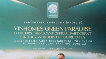 Vinhomes Green Paradise - ứng viên đầu tiên của “7 Kỳ quan Đô thị Tương lai” thế giới