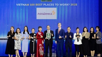 AstraZeneca Việt Nam lần thứ 7 được vinh doanh top 100 nơi làm việc tốt nhất Việt Nam