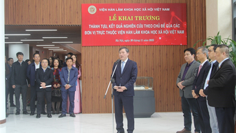 Khai trương hoạt động trưng bày thành tựu, kết quả nghiên cứu theo chuyên đề về khoa học xã hội