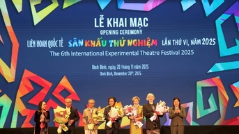 Rộn ràng khai màn Liên hoan quốc tế Sân khấu thử nghiệm năm 2025