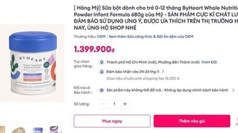 Sữa ByHeart nhiễm khuẩn, Bộ Y tế yêu cầu rà soát hồ sơ