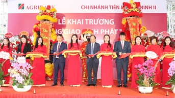 Khai trương Phòng Giao dịch Phật Tích, Agribank Chi nhánh Tiên Du Bắc Ninh II