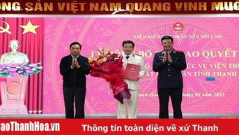 Đồng chí Trần Thế Kính giữ chức vụ Viện trưởng VKSND tỉnh Thanh Hóa 