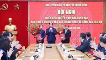 Ban Tuyên giáo và Dân vận Trung ương triển khai các quyết định về công tác cán bộ