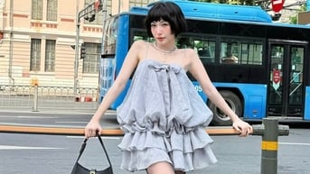 Đẹp xuất sắc với dáng váy bí siêu trẻ trung