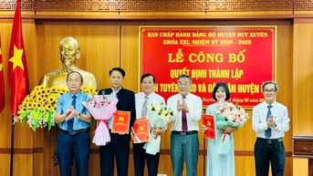 Thành lập Ban Tuyên giáo và Dân vận Huyện ủy Duy Xuyên