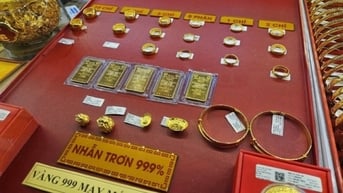 Tối 11-2, giá vàng đồng loạt giảm chóng mặt
