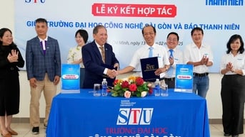Trường ĐH Công nghệ Sài Gòn ký kết hợp tác với Báo Thanh Niên