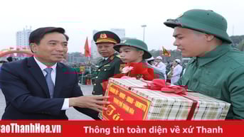 Thanh Hóa hoàn thành công tác giao nhận quân năm 2025