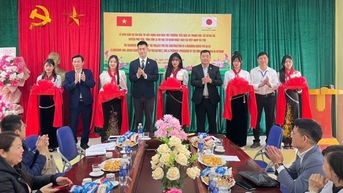 ប្រទេសជប៉ុនជួយសាងសង់កន្លែងឡើងជិះ ផ្ទះបាយ និងអាហារដ្ឋានសម្រាប់សិស្សានុសិស្សនៅតំបន់ភ្នំ Son La