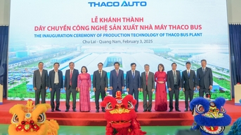 THACO AUTO khánh thành dây chuyền công nghệ sản xuất và ra mắt các dòng sản phẩm mới THACO Bus và THACO Tải