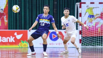 Tranh tài hấp dẫn tại giải futsal vô địch quốc gia 2025