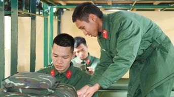 Chiến sĩ mới tự tin hòa nhập môi trường quân ngũ