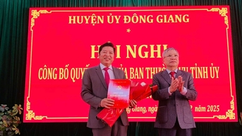 Điều động Chủ tịch UBND huyện Đông Giang đến nhận công tác tại UBND tỉnh
