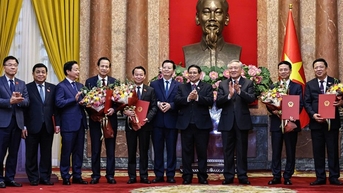 Chủ tịch nước trao quyết định bổ nhiệm các Phó thủ tướng và Bộ trưởng nhiệm kỳ 2021