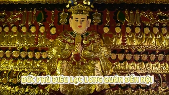 Bức phù điêu Lạc Long Quân đền Nội