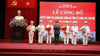 6 lãnh đạo công an ở Thái Bình xin nghỉ hưu trước tuổi