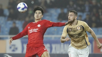 Đánh bại CLB CAHN, Thể Công Viettel vô địch lượt đi V-League