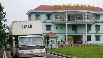 Sở GTVT Vĩnh Phúc dừng tổ chức sát hạch lái xe