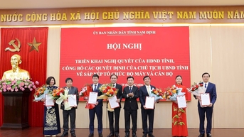 Hợp nhất 10 sở, bổ nhiệm nhiều lãnh đạo
