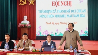 xã Thanh Mỹ đủ điều kiện về đích nông thôn kiểu mẫu
