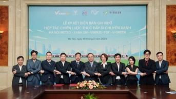 하노이 지하철, Green SM, VinBus, FGF, V-GREEN과 함께 친환경 교통수단 개발