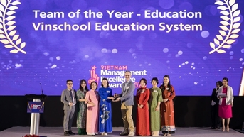 Vinschool nhận giải ‘Đội ngũ lãnh đạo xuất sắc nhất lĩnh vực giáo dục Việt Nam’