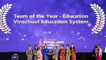 Vinschool nhận thêm giải thưởng quốc tế danh giá 'Đội ngũ lãnh đạo xuất sắc'
