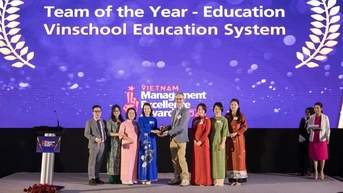 Vinschool nhận giải thưởng "Đội ngũ lãnh đạo xuất sắc" tại Asian Management Excellence Award 2025