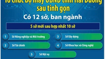 하이즈엉성 10개 부서를 5개 부서로 통합하는 결의안 승인