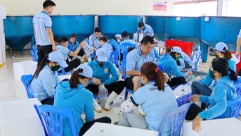 Viet Uc Quang Ninh Company Limited: 흰다리새우 종자 10억 개 이상 목표 달성을 위해 노력