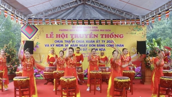 Tưng bừng lễ hội truyền thống chùa Thánh Chúa Xuân Ất Tỵ 2025