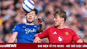 Kết quả Ngoại Hạng Anh: Man Utd may mắn thủ hoà Everton