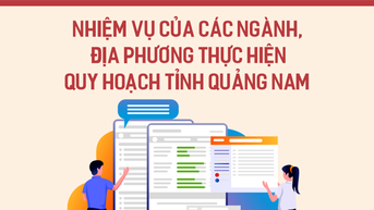 ភារកិច្ចរបស់វិស័យ និងមូលដ្ឋានក្នុងការអនុវត្តផែនការខេត្ត Quang Nam