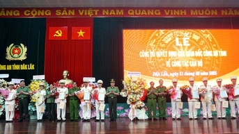 Nhiều lãnh đạo cấp phòng Công an tỉnh Đắk Lắk xin nghỉ hưu trước tuổi