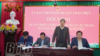 Thái Thụy: Quán triệt công tác quản lý, sử dụng đất đai