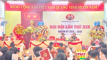 Ông Đinh Văn Thành tái đắc cử Bí thư Đảng ủy xã Trà Dơn