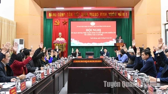 Đồng chí Hà Trung Kiên được hiệp thương cử giữ chức Chủ tịch Ủy ban MTTQ Việt Nam tỉnh khóa XV