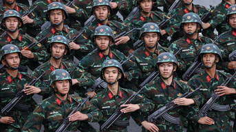 រូបភាពគួរឱ្យចាប់អារម្មណ៍ក្នុងពិធីបើកវគ្គហ្វឹកហ្វឺនឆ្នាំ ២០២៥ របស់បញ្ជាការទីក្រុងហូជីមិញ